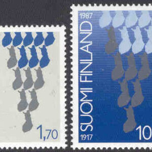 Finland – F 1030-1031 Fria Finland 70 år, 2 kpl**
