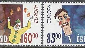 Island – F 1042-1043 Europa 2002 – Cirkus, 2 kpl **