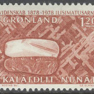 Grönland – F  105 Meteorit – Vetenskapliga undersökningar 100 år, 1 kpl **