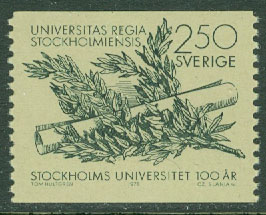 Sverige – F 1050 Stockholms Universitet 100 år, 1 kpl **