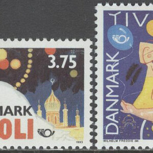 Danmark – F 1081-1082 Norden X. Turistmål – Tivoli, 2 kpl **