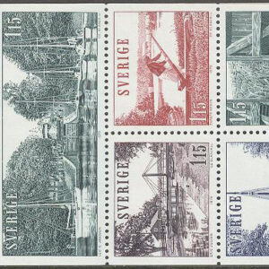 Sverige – F 1082-1087 Göta kanal, 6-block kpl **