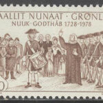 Grönland – F  110 Godthåb 250 år, 1 kpl **