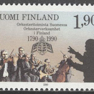 Finland – F 1103 Orkesterverksamhet – Musik – Instrument, 1 kpl **
