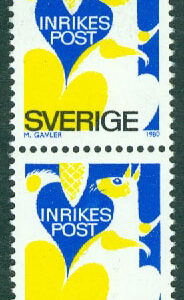 Sverige – F 1122BB Rabattmärke II, par kpl **