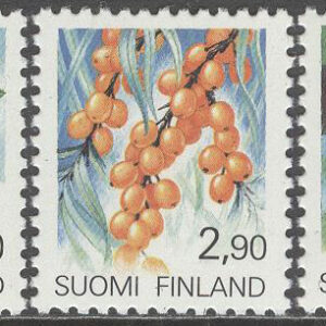 Finland – F 1127-1129 Bruksserie V. Landskapsblommor II, 3 kpl **