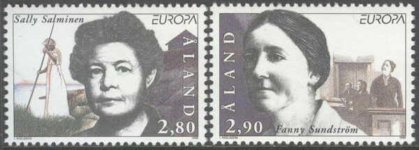 Åland - F  113-114 Europa CEPT 1996 Berömda kvinnor, 2 kpl **