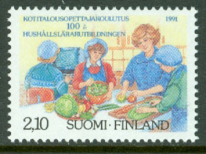 Finland – F 1131 Hushållslärarutbildningen 100 år, 1 kpl **