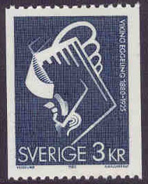 Sverige – F 1134 Viking Eggeling, konstnär och filmexperimentator, 1 kpl **