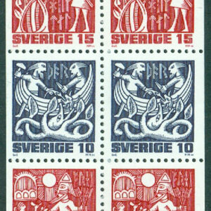 Sverige – F 1152-1156 Fornnordisk mytologi, 10 kpl **
