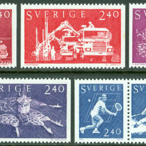 Sverige – F 1177-1182 Sverige i världen, 6 kpl **