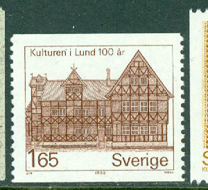 Sverige – F 1210-1212 Elin Wägner – Kulturen i Lund, 3 kpl **