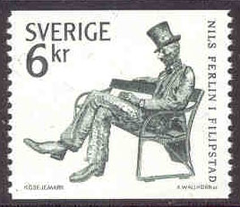 Sverige – F 1245 Nils Ferlin, författare, lyriker, 1 kpl **