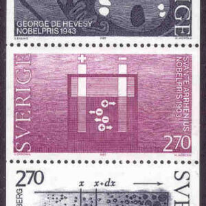 Sverige – F 1279-1283 HBL Nobelpristagare, kemi, 5 kpl **