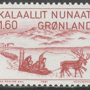 Grönland – F  128 Jens Kreutzmann – Konstnär, 1 kpl **