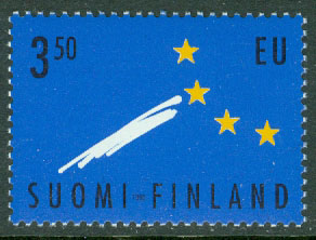Finland – F 1288 Finland medlem i EU, 1 kpl **
