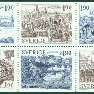 Sverige – F 1311-1316 Äldre städer, 6 kpl **