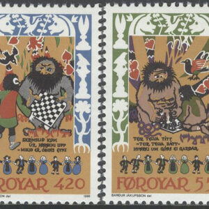 Färöarna – F  132-135 ”Skrimsla” Gammal dansvisa, 4 kpl **