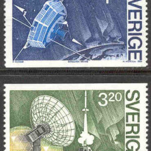 Sverige – F 1322-1323 Satellitprojektet Viking, 2 kpl **