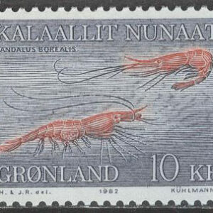 Grönland – F  133 Havsdjur – Räkor, 1 kpl **