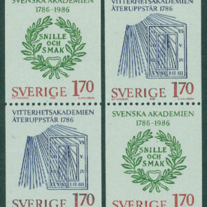 Sverige – F 1399-1400 Akademijubiléer, 2 par kpl **