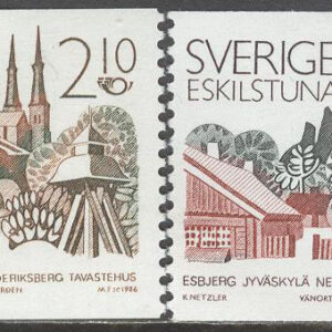 Sverige – F 1412-1413 Norden VII. Vänorter, 2 kpl **