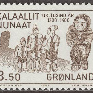 Grönland – F  143-145 1000-årsserien III bla Mumie, 3 kpl **
