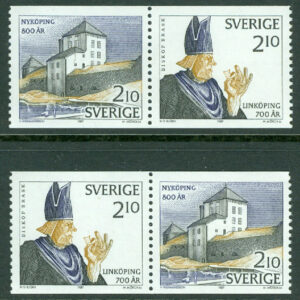 Sverige – F 1458-1459 Stadsjubiléer, 4 kpl **