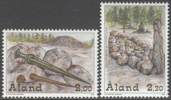 Åland - F  149-150 Bronsålder, 2 kpl **