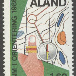 Åland – F   15 NM i Orientering 1986, 1 kpl **
