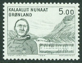 Grönland – F  153 Konstnären Henrik Lund, 1 kpl **