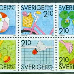 Sverige – F 1559-1568 Rabattfrimärken XI – Sommarnöjen, 10 kpl **