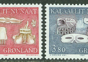 Grönland – F  174-175 Etnografiska motiv II, 2 kpl **