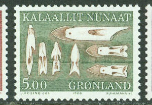 Grönland – F  186-188 Etnografiska motiv III, 3 kpl **