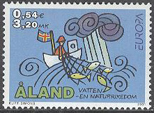 Åland – F  191 Europa CEPT 2001 Vatten en naturrikedom, 1 kpl **