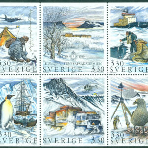 Sverige – F 1576-1581 Svensk Polarforskning, 6-block kpl **