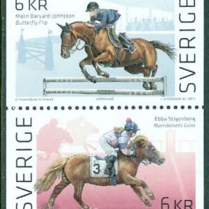 Sverige – F 2846-2850 Hästsport, 6 kpl **