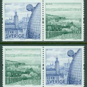 Sverige – F 2873-2874 Europa 2012 – Besök Sverige, 2 par kpl **