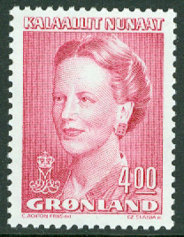 Grönland – F  203 Drottning Margrethe, typ IV, 4.00 kr **