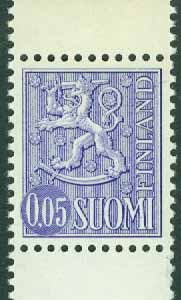 Finland – F  575 IIS v1 Bruksserie III. Lejontyp m/63. Typ IIS 0.05 mark **