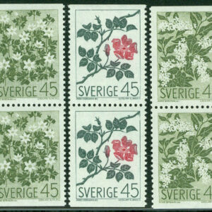 Sverige – F  626-630 Vildblommor, 5 par kpl **