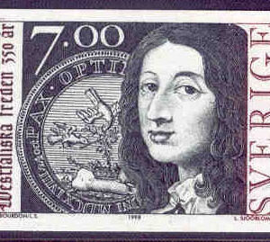 Sverige – F 2066 Westfaliska freden 350 år, 1 kpl **