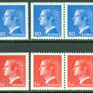Sverige – F  918-919 Carl XVI Gustaf typ I, utgåva 1975 kpl **