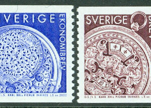 Sverige – F 2171-2172 Karl XI´s fickur, 2 kpl **