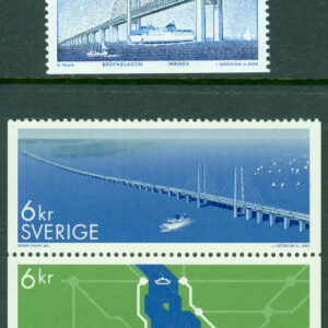 Sverige – F 2195-2197 Öresundsförbindelsen, 3 kpl **