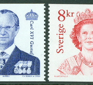 Sverige – F 2209-2210 Carl XVI och Drottning Silvia, 2 kpl **