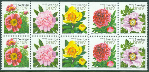Sverige - F 2253-2257 HBL Pioner, 10 kpl häftesblock **
