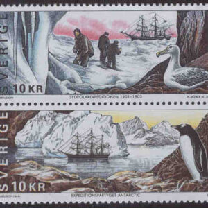 Sverige – F 2289-2290 Sydpolsexpeditionen, 2 kpl **