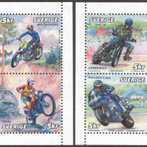Sverige – F 2331-2338 (HBL) Motorsport, 8 kpl **