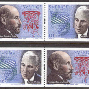 Sverige – F 2370-2371 (SX 1 + SX2) Nobelpris i medicin, 2 kpl par**